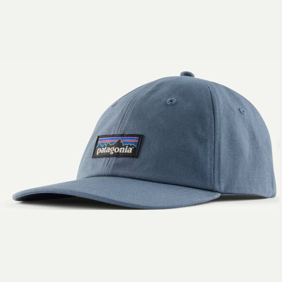 Patagonia P-6 Label Trad Cap in Plume Grey NWT One Size Unisex - Picture 1 of 8